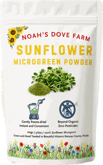 Sunflower Shoot Microgreen Powder