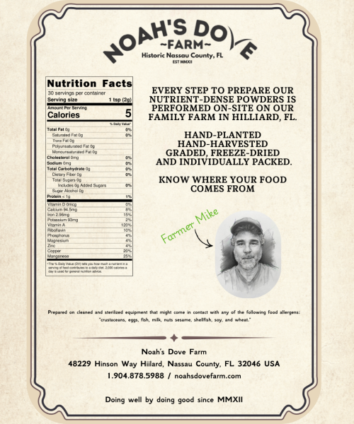 100% Amaranth Powder 30 day supply